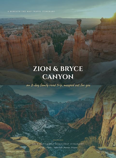 Cover of Zion and Bryce Canyon: An 8-Day Family Road Trip